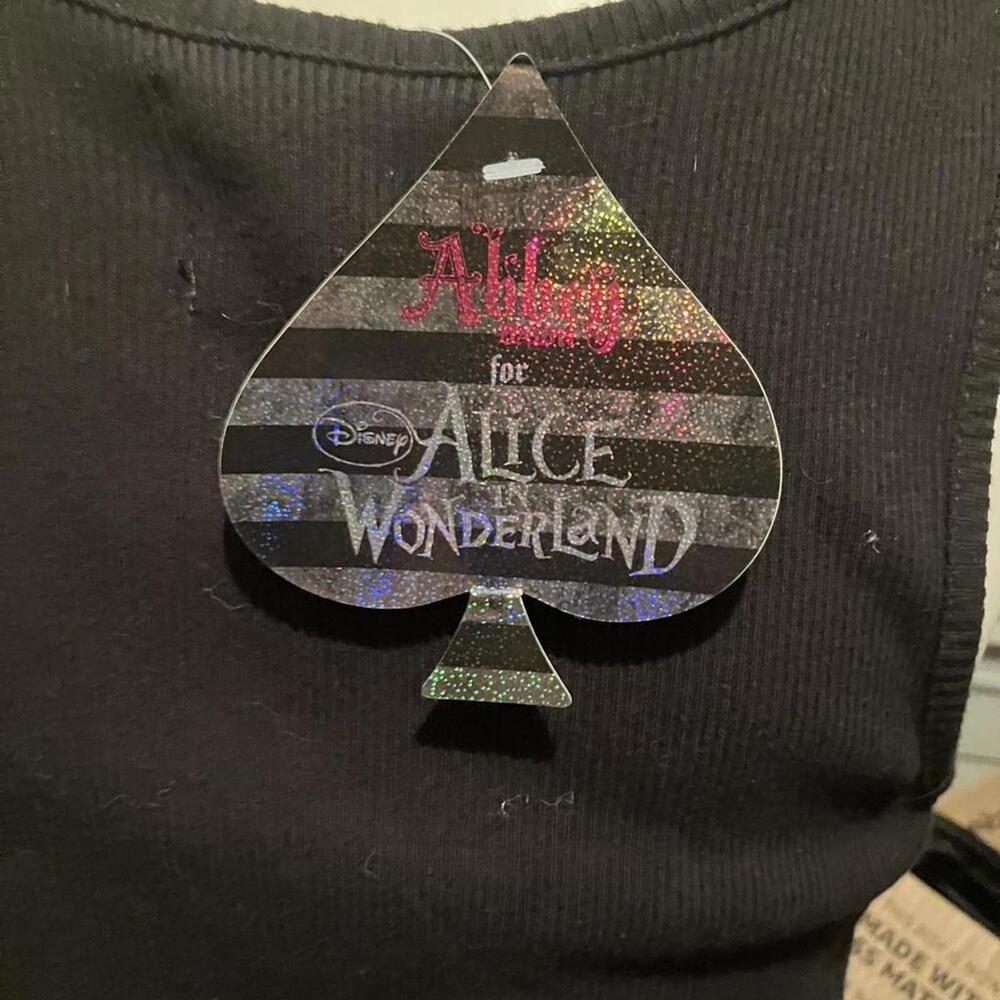 NWTBlack&pink tulle Alice in Wonderland 'Pretty Alice'dress